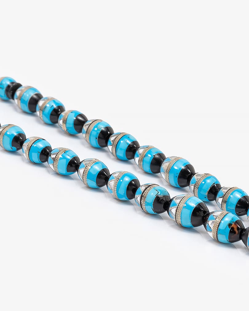 سبحة كوك منقوش بمرايا وشبيه الفيروز