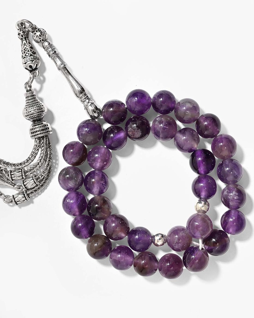 Natural Amethyst Rosary ROS822PR