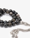Obsidian gray & black Rosary ROS823BK
