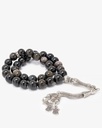 Obsidian gray & black Rosary ROS823BK