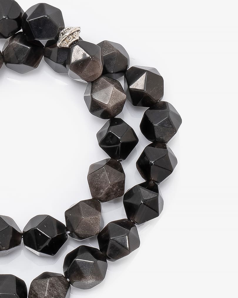 سبحة زجاج بركاني بقصة الاماس