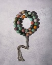 Elegant luxury rosary with Indian agate stone