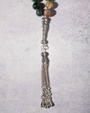 Elegant luxury rosary with Indian agate stone