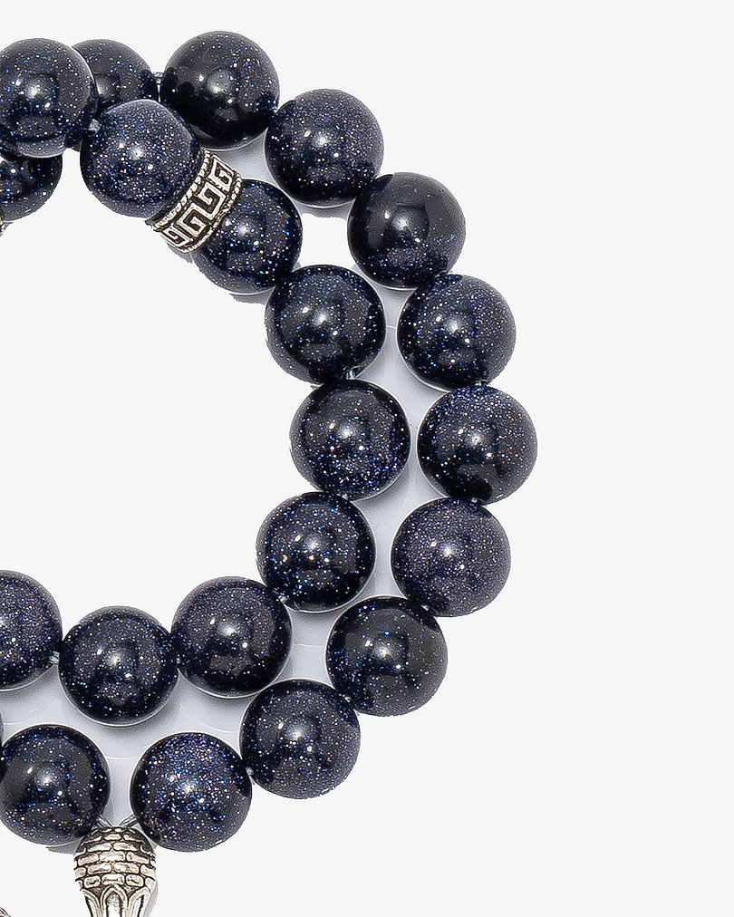 سبحة انيقة بحجر رملي لامع