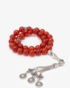 Agate carnelian stone rosary ROS844HV