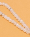 White agate rosary ROS849WH