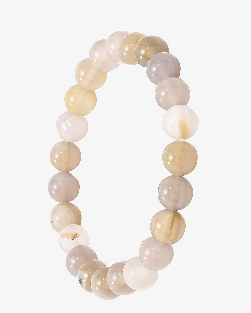 Agate stone hand bracelet BRA095GY