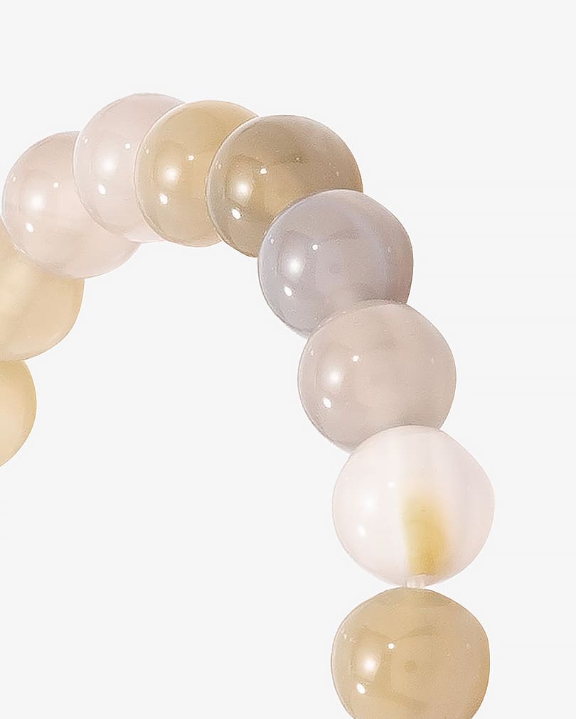 Agate stone hand bracelet BRA095GY