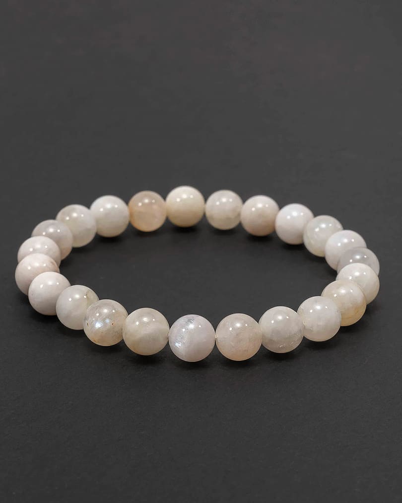 سوار معصم رجالي حجر القمر