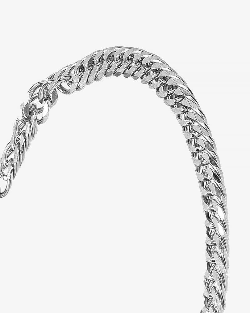 stainless steel hand bracelet BRA111SV