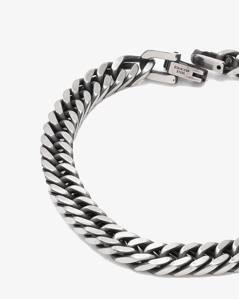 Stainlees steel hand bracelet BRA118SV