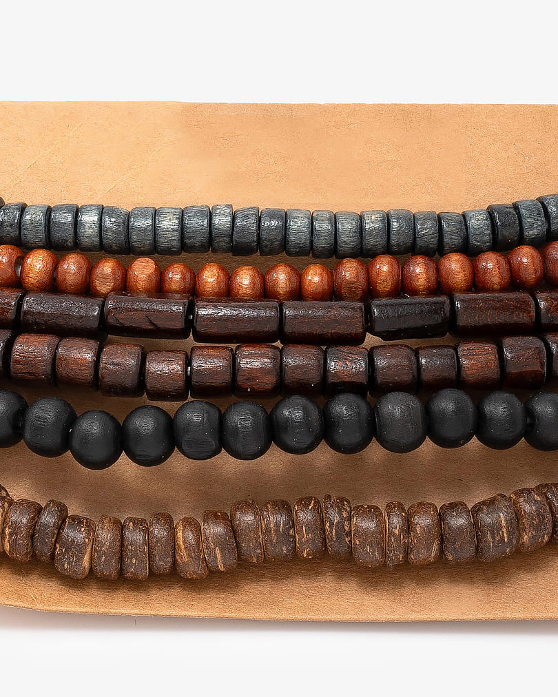 مجموعة 6 قطع اسوار خشبية رجالية انيقة