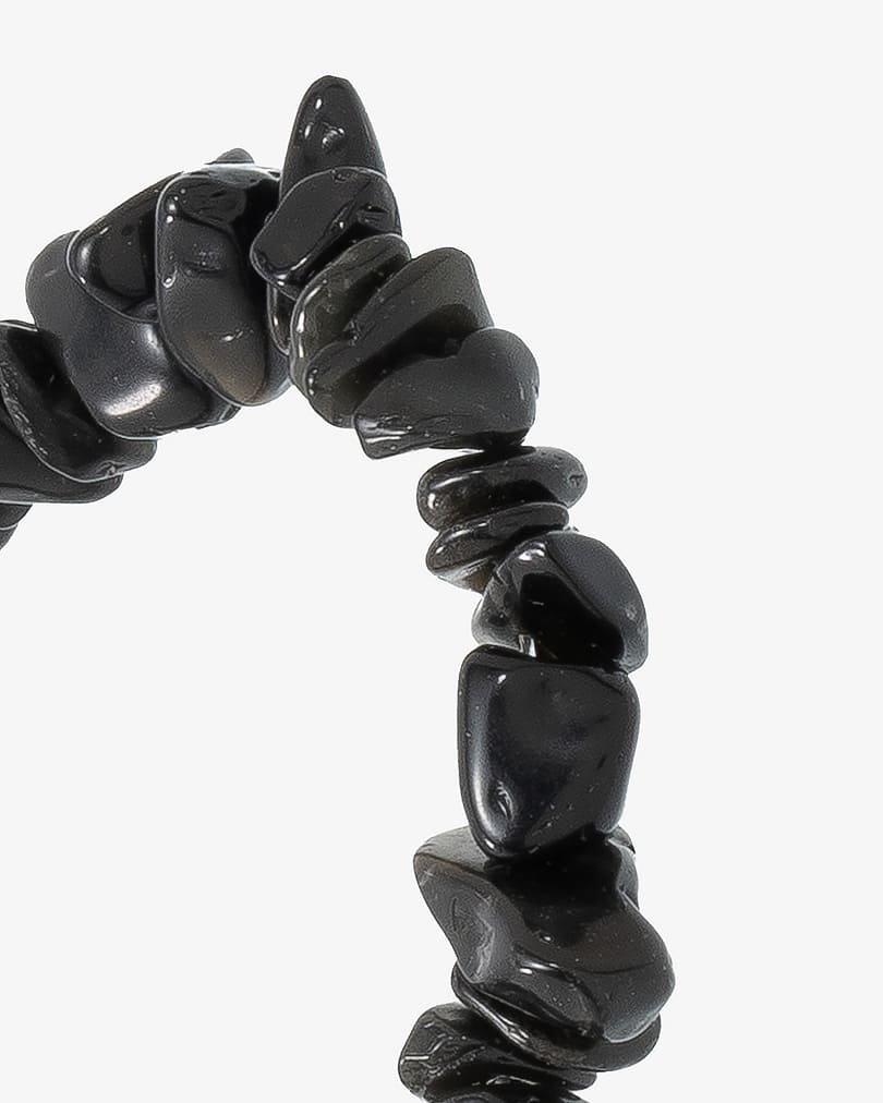 سوار معصم نسائي زجاج بركاني طبيعي أنيق