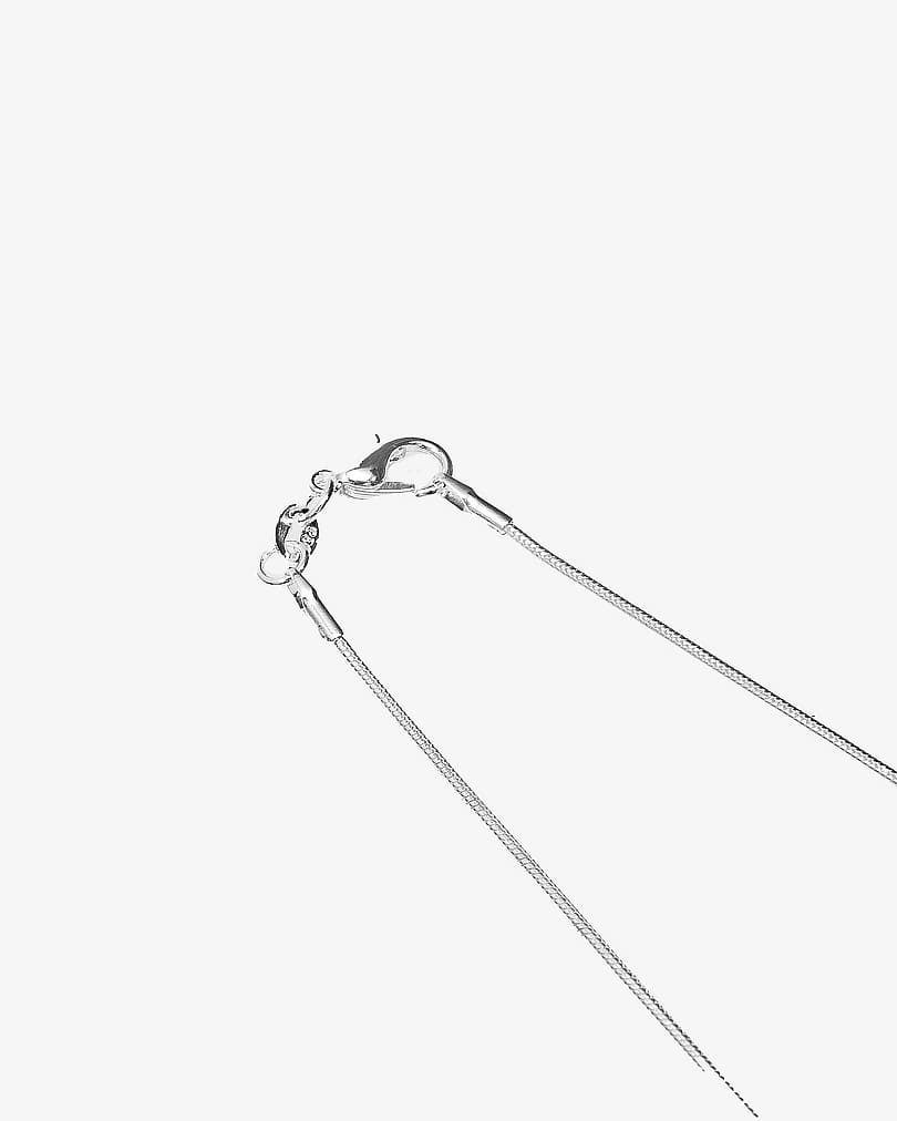 Men stainlees steel necklace NEC411SV