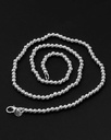 Men stainlees steel necklace NEC412SV
