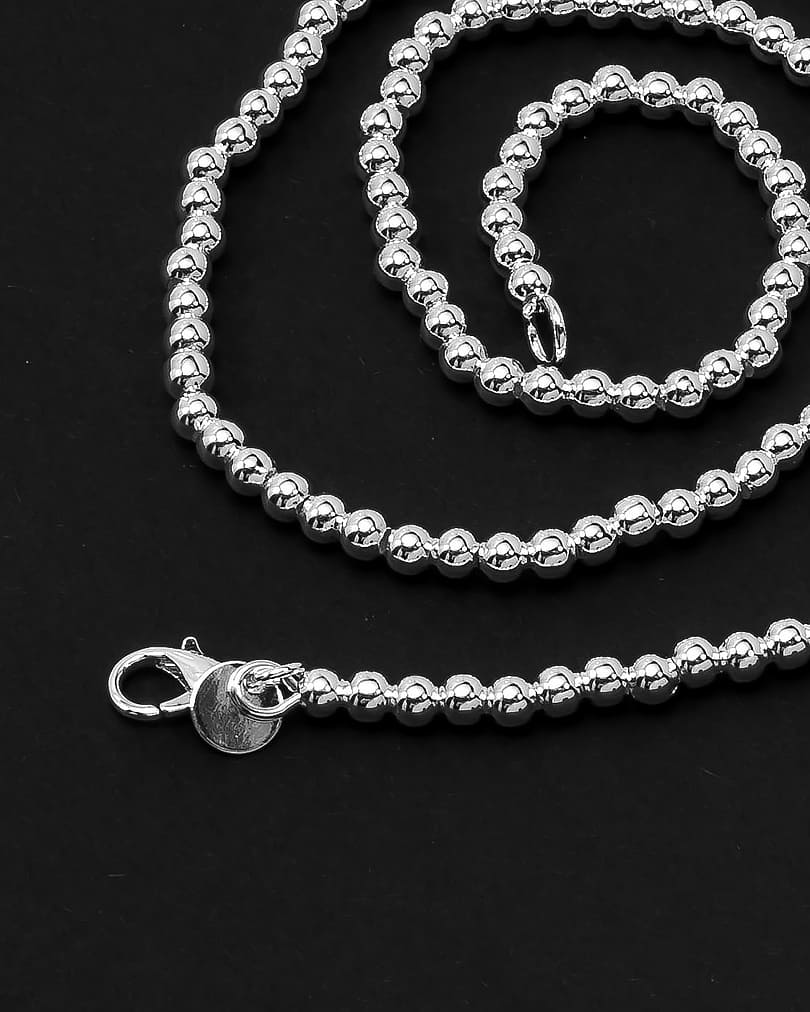 Men stainlees steel necklace NEC412SV