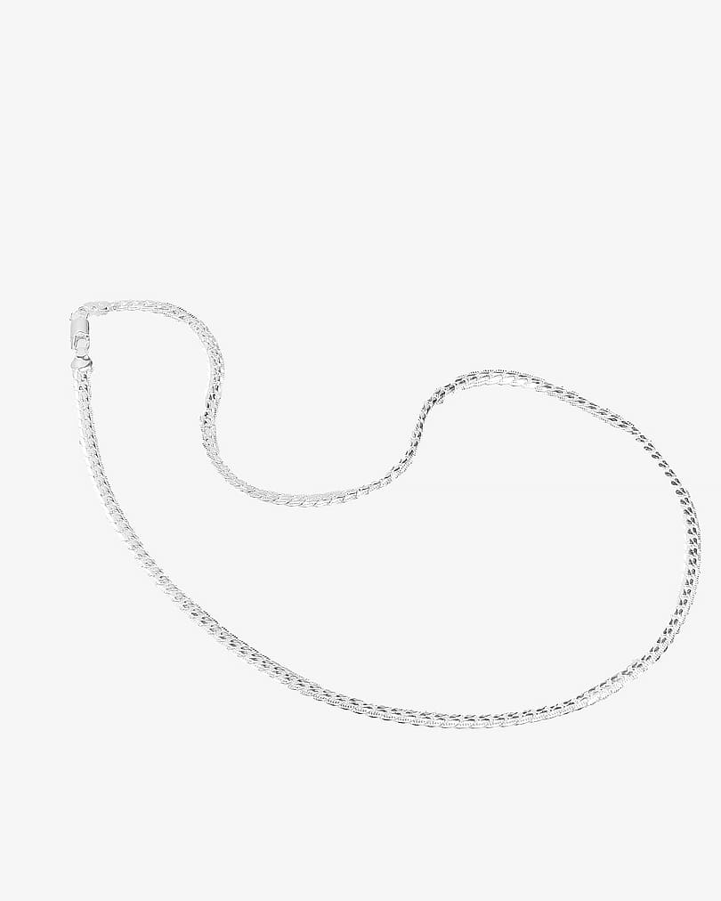 Men stainlees steel necklace NEC413SV