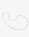 Men stainlees steel necklace NEC413SV