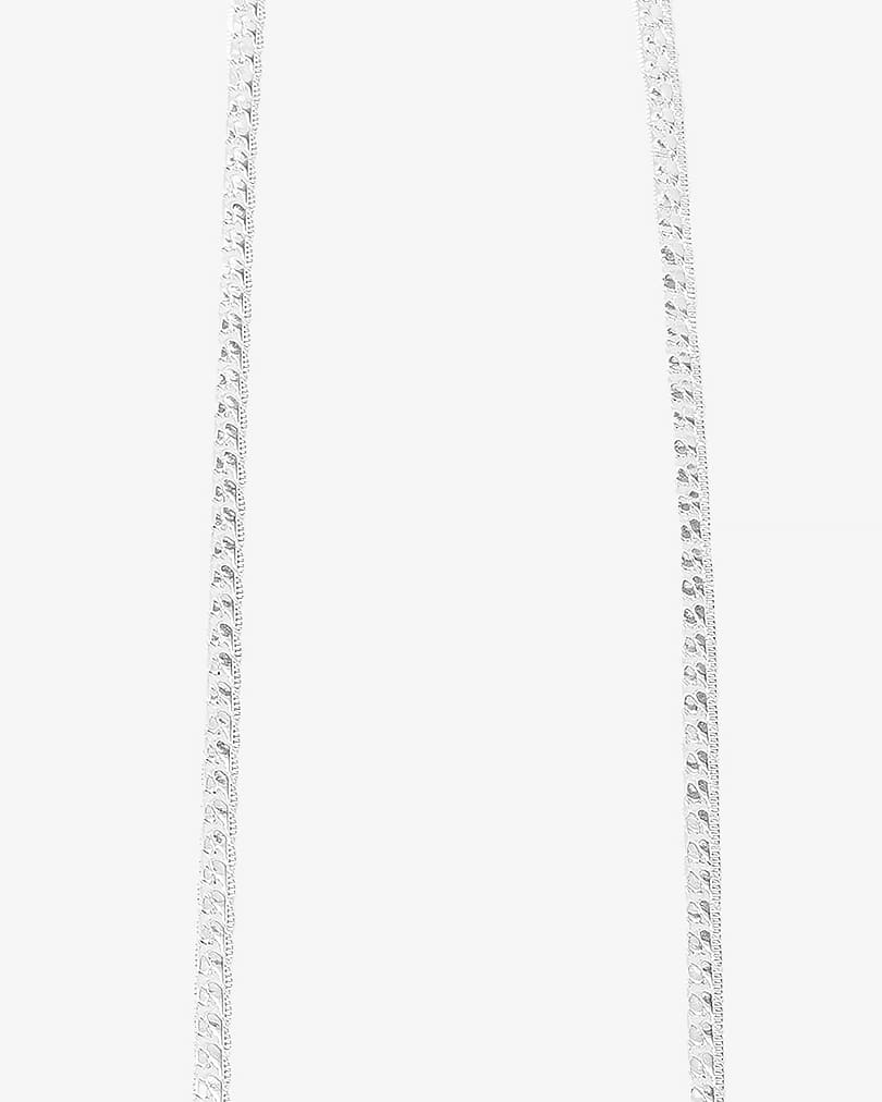 Men stainlees steel necklace NEC413SV