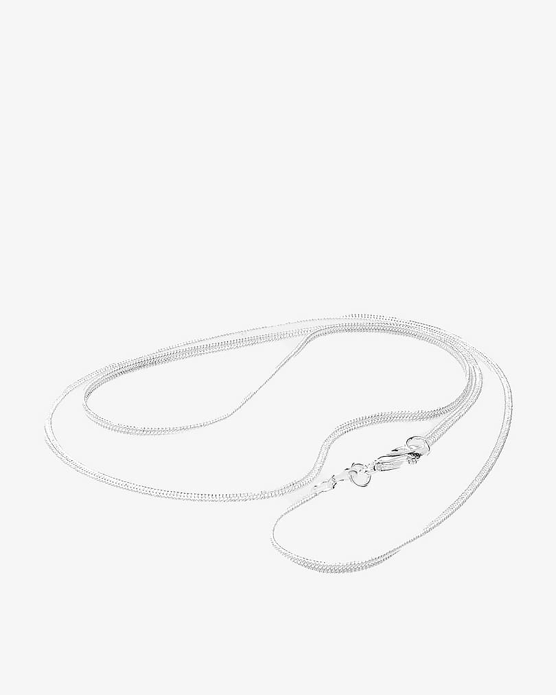 Men stainlees steel necklace NEC409SV