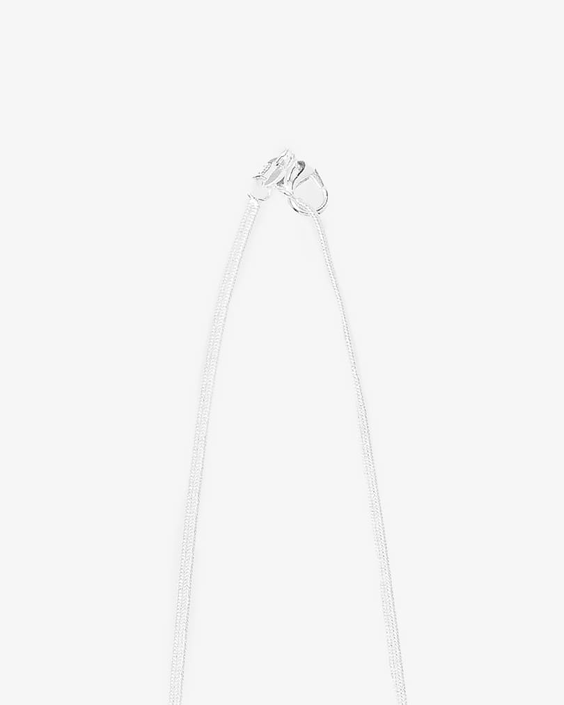 Men stainlees steel necklace NEC409SV