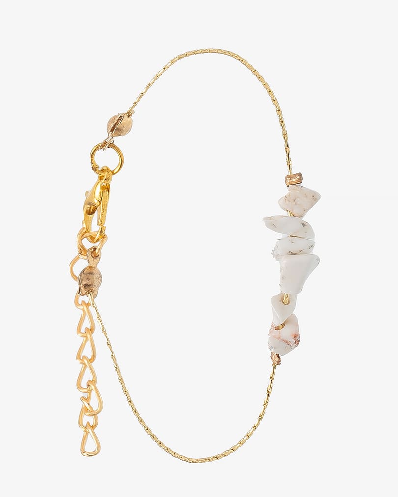 Howlite Stone womens bracelet BRA024WH