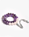 Amethyst and Rose Quartz Rosary ROS385MC