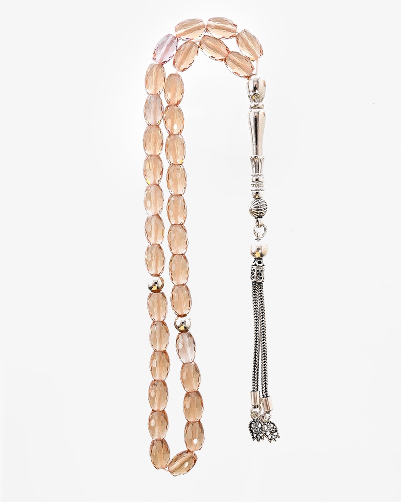 سبحة حجر زيلتيت سلطاني متغير اللون بالضوء