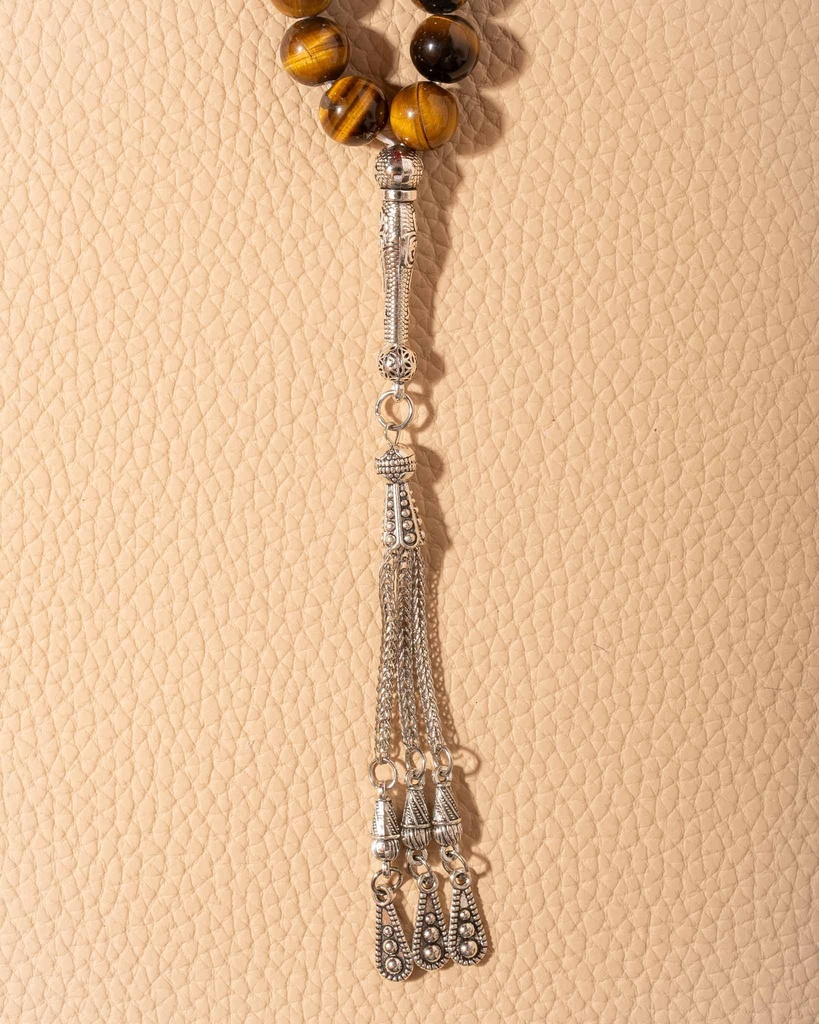 سبحة زجاج بركاني وعين النمرانيق