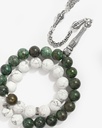 African turquoise & Howlite rosary ROS3017MC