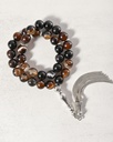 Agate stone rosary  ROS879BN