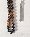 Agate stone rosary  ROS879BN