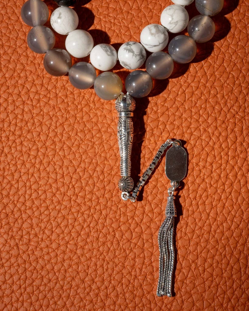 Different natural stones rosary ROS891MC