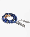  Rosary lapis lazuli & citrine stone ROS3039BL