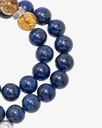  Rosary lapis lazuli & citrine stone ROS3039BL