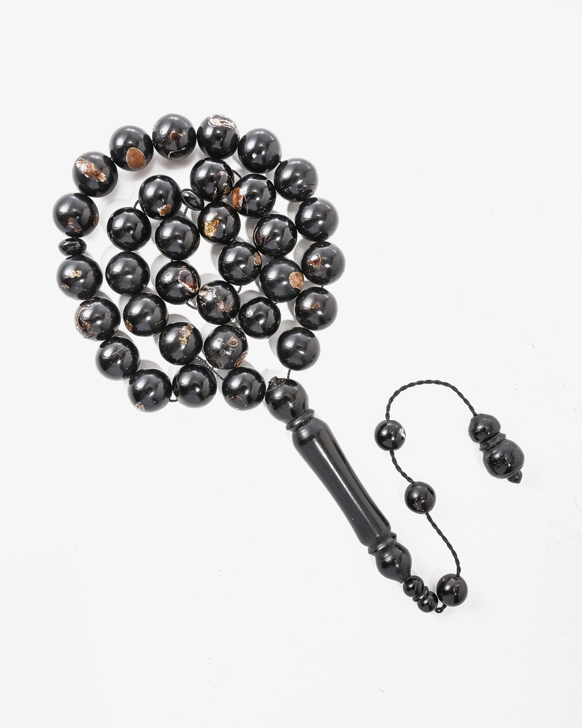 سبحة نادرة يسر طبيعي بعروق دائرية