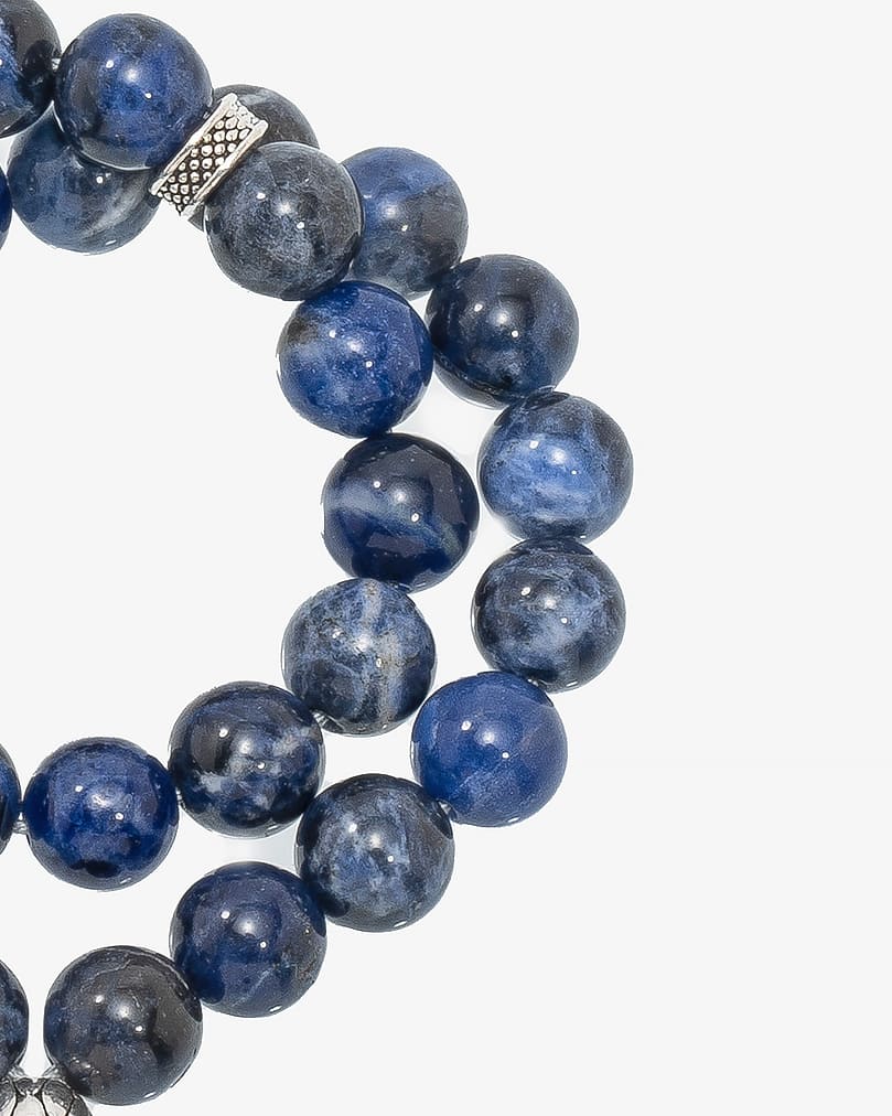 Sodalite Stone Rosary ROS8011BL