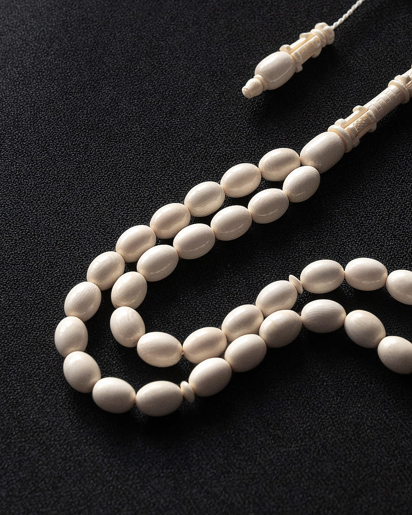 IVORY WHITE ROSARY ROS5169WH