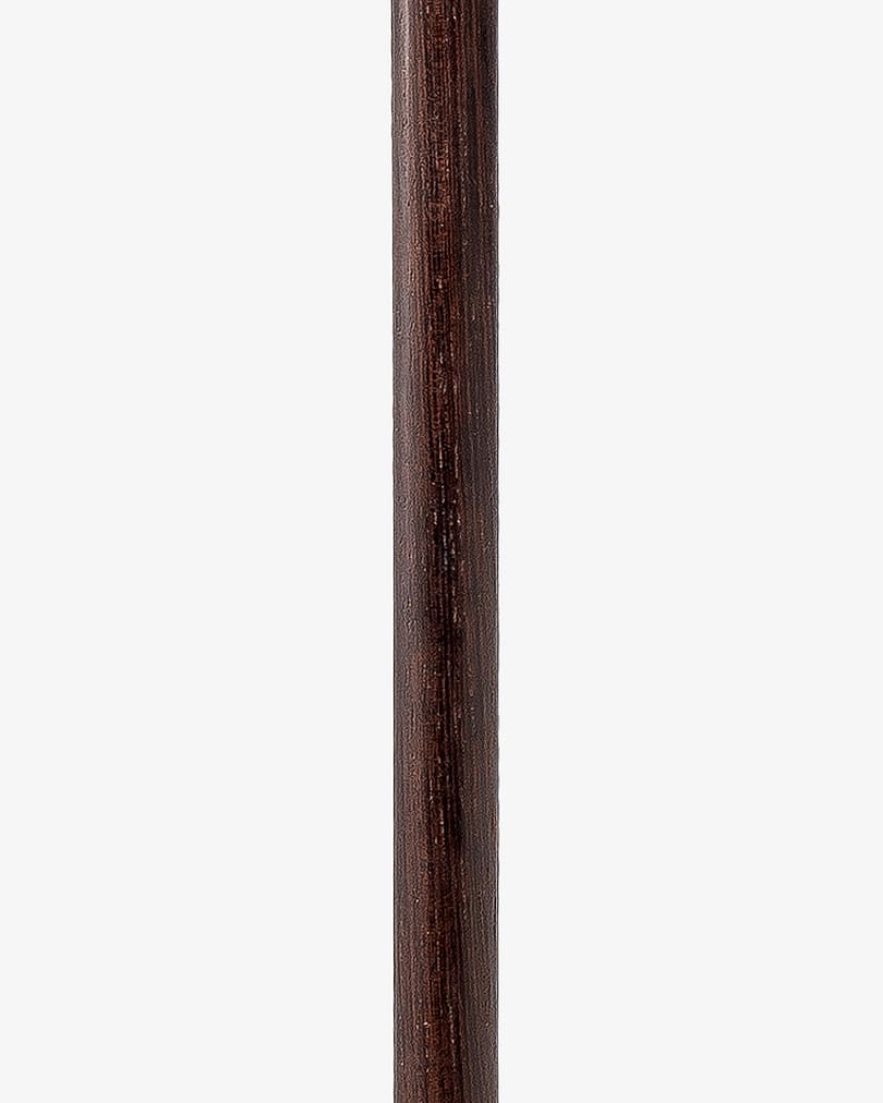 عصا عكاز مقبض دائري بخشب ايبانوس فاخر