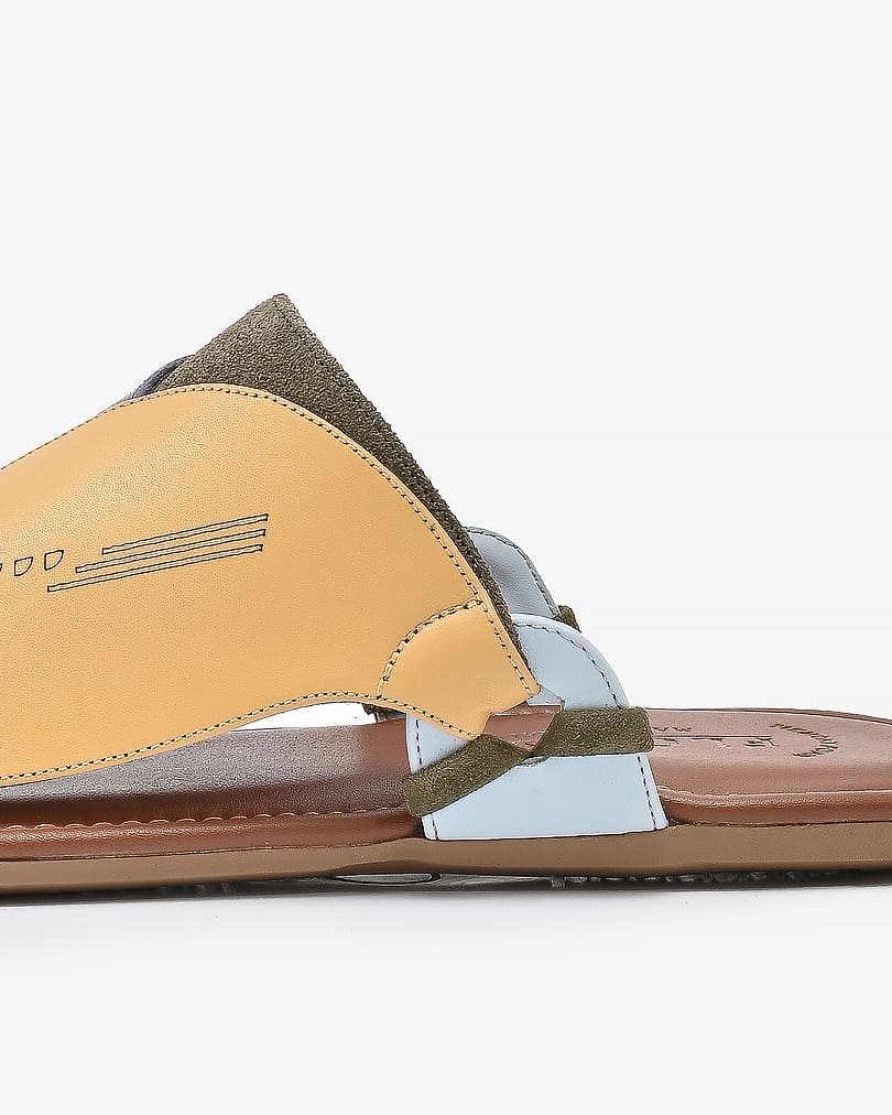 FLORRA leather sandal P5002FLOBG