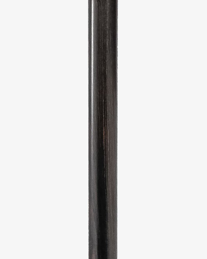 عصا عكاز مقبض دائري خشب ايبانوس فاخر