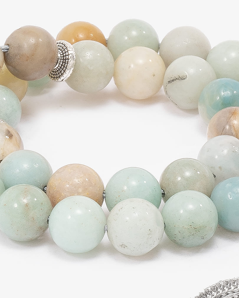 Amazonite Stone Rosary ROS8013MC
