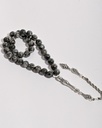 Tourmaline gray stone rosary ROS8016GY