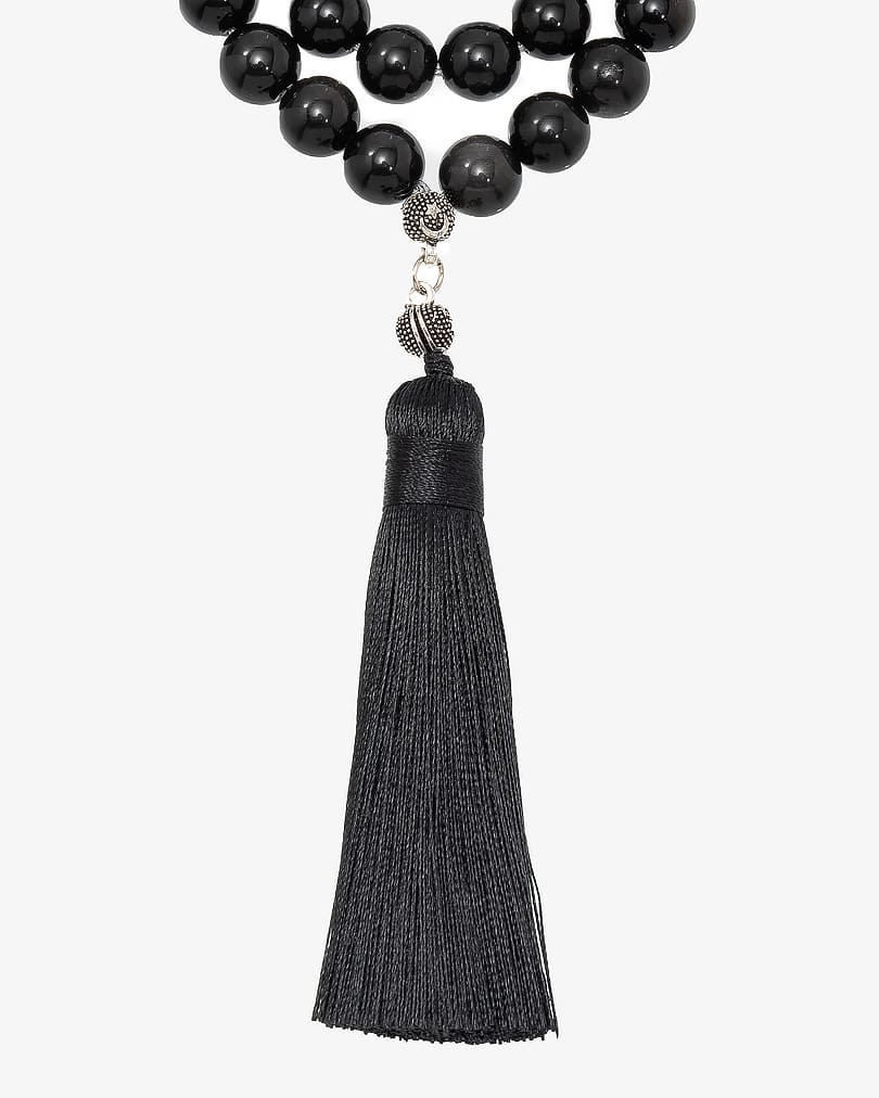 Obsidian gray & black Rosary ROS8018GY