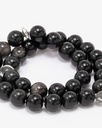 Obsidian gray & black Rosary ROS8018GY