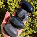 Obsidian gray & black Rosary ROS8018GY