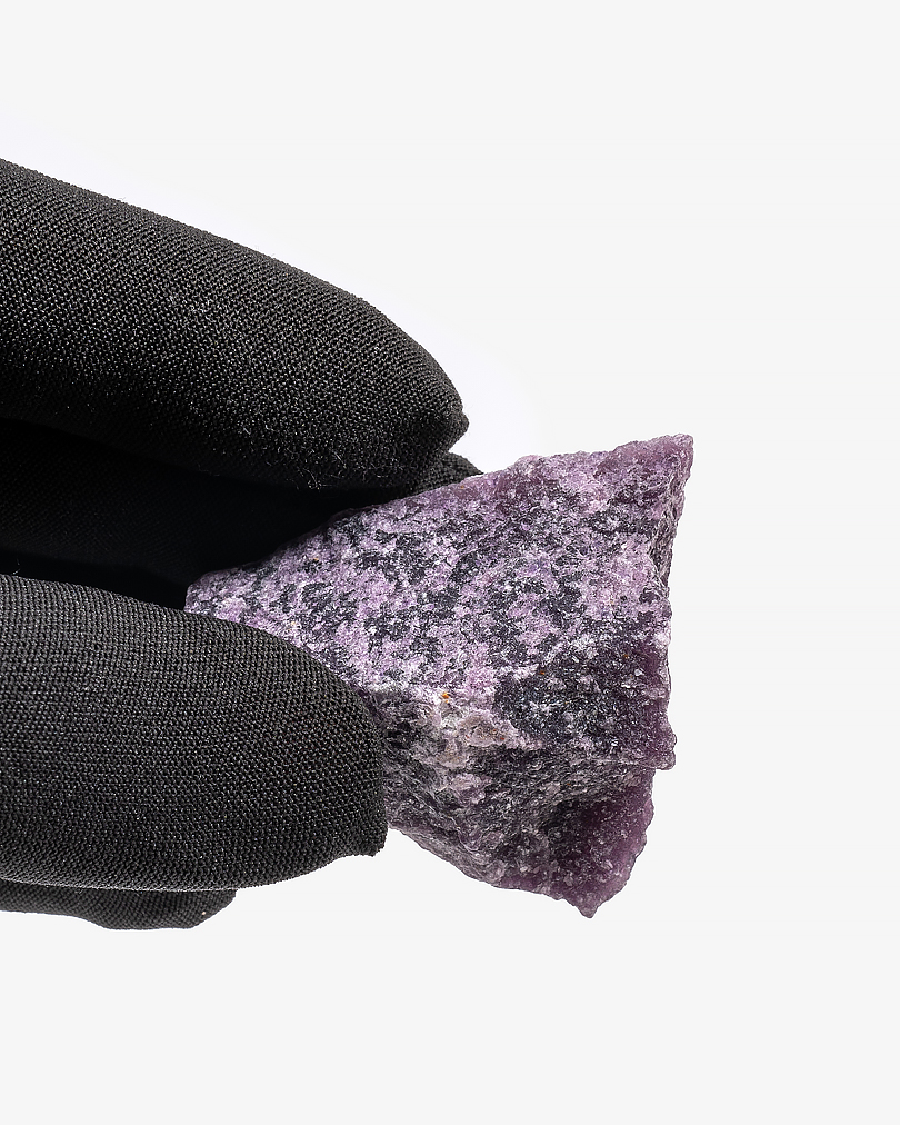 حجر  ليبيدوليت طبيعي خام