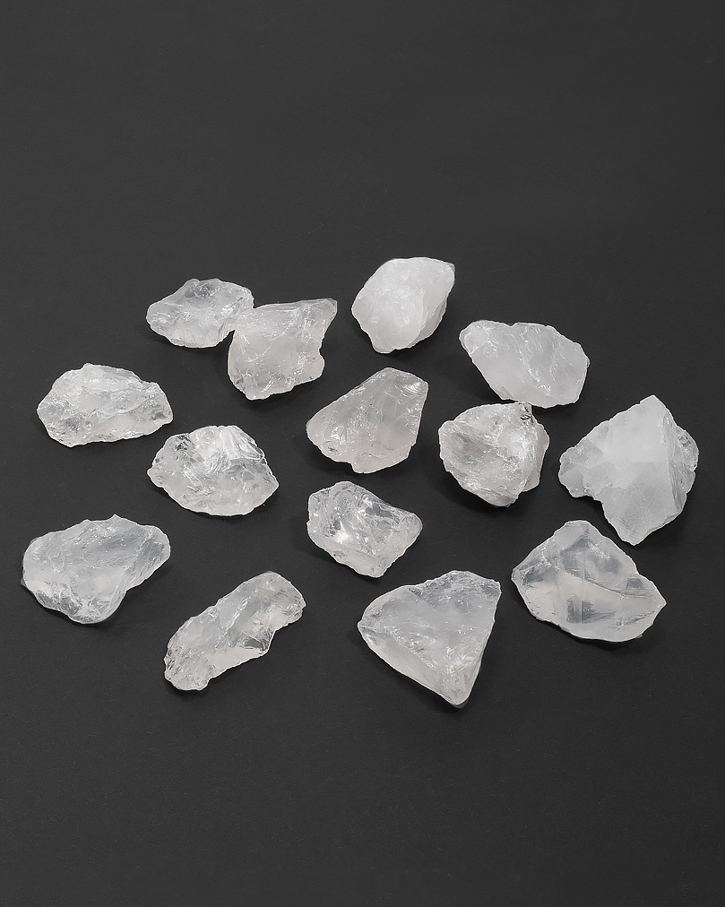 حجر كلير كوارتز طبيعي خام