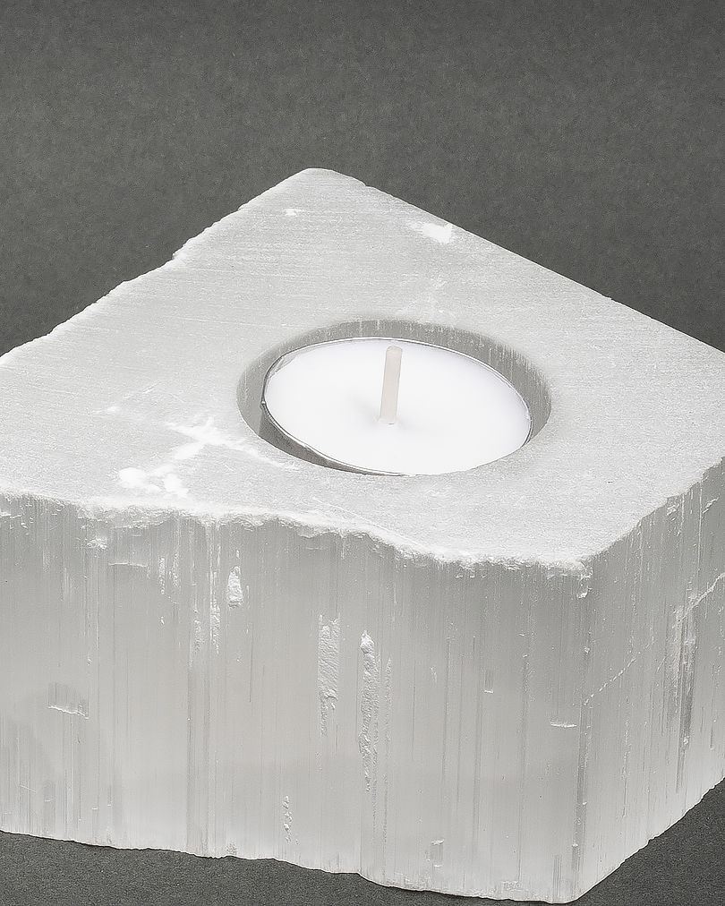 Clear Quartz Candlestick Stone ACC017WH