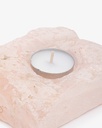 Rose Quartz candlestick Stone ACC024PK